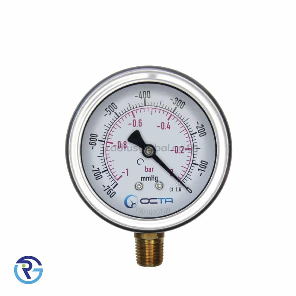 เกจวัดแรงดัน Pressure Gauge ยี่ห้อ OCTA รุ่น GB63