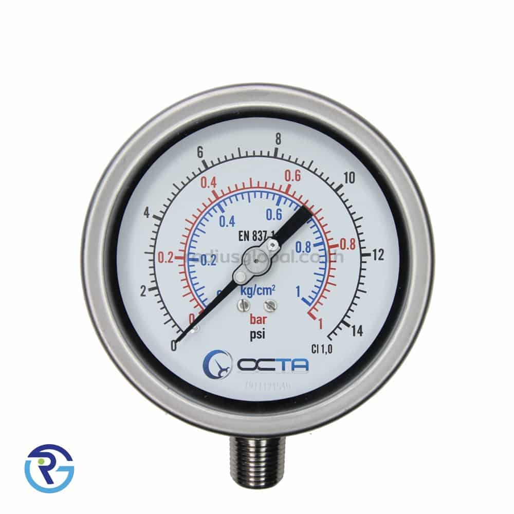 เกจวัดแรงดัน Pressure Gauge OCTA รุ่น GS100