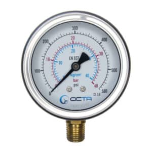 เกจวัดแรงดัน_pressure gauge_ออกหลัง_nuovafima_wika_gb63_octa_เกจวัดแรงดันลมW_GB63_Range_40_alt