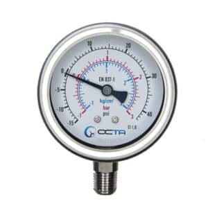 เกจวัดแรงดัน_pressure gauge_ออกหลัง_nuovafima_wika_gs63_octa_เกจวัดแรงดันลมW_GS63_Range_-1 to 3_alt