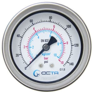 เกจวัดแรงดัน_pressure gauge_ออกหลัง_nuovafima_wika_gsk63_octa_เกจวัดแรงดันลมW_GSK63_Range_10_alt