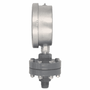 pressure gauge diaphragm seals octa uPVC GS100 side