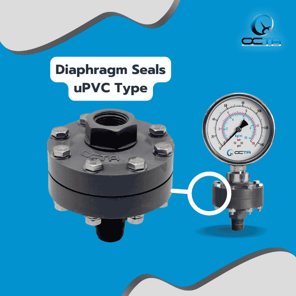 pressure gauge diaphragm seals เกจวัดแรงดัน ไดอะแฟรมซีล octa diaphragm for pressure gauge 2