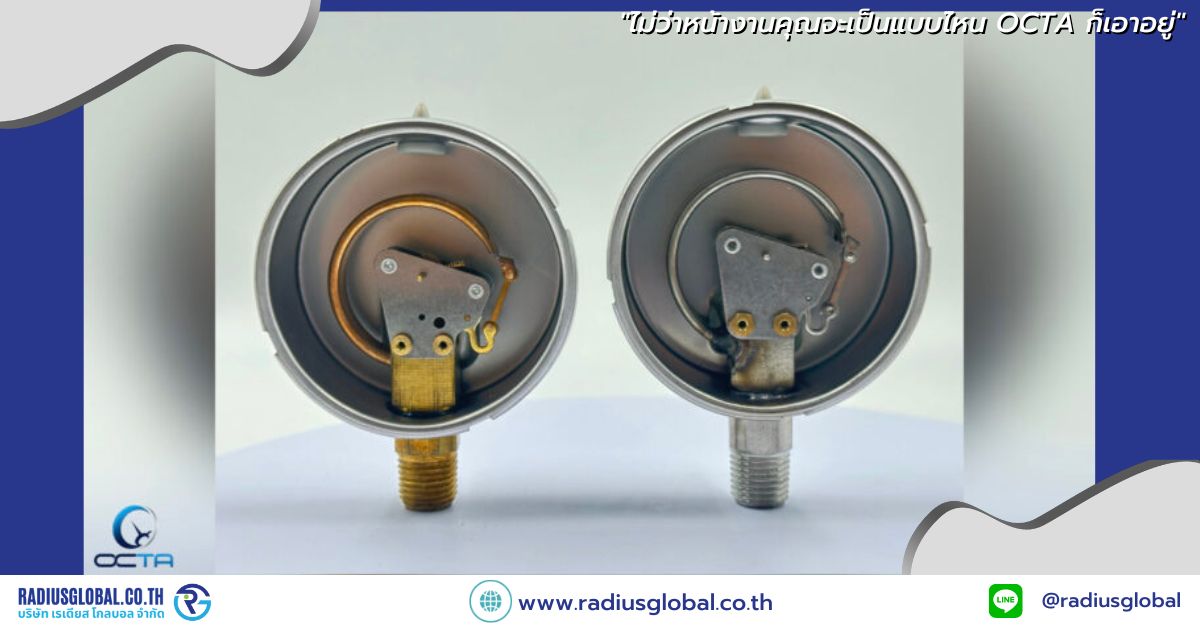 Pressure gauge brass vs stainless เกจวัดความดัน เกจวัดแรงดัน ทองเหลือง และสแตนเลส ความแตกต่าง 1