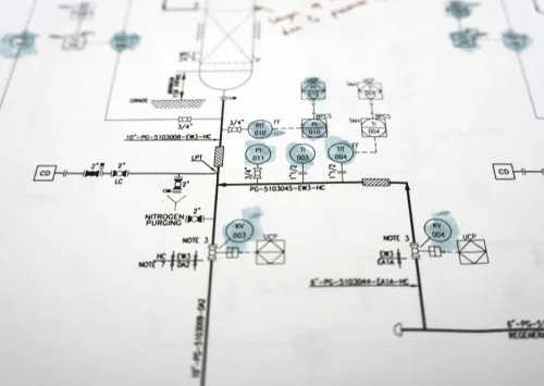 ไดอะแฟรมท่อและเครื่องมือวัด (P&ID) ไดอะแฟรมท่อและเครื่องมือวัด (P&ID)